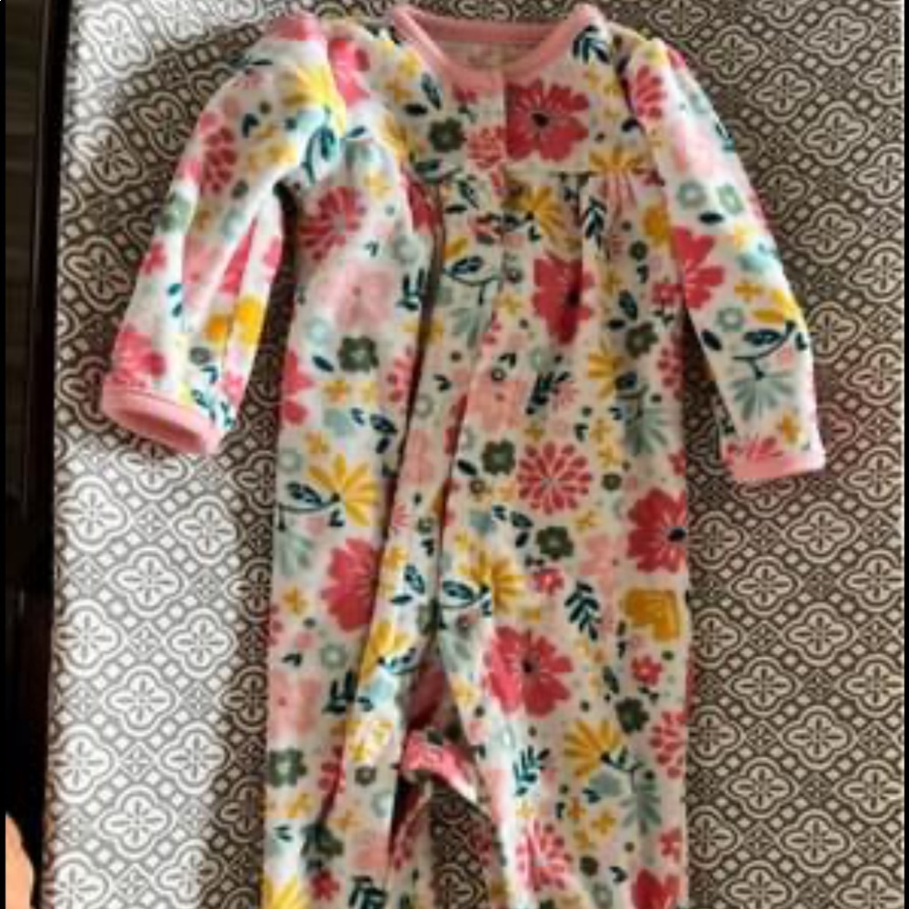 Carters Fleece Onesies 3-6 months
